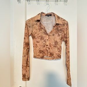 Button women blouse
